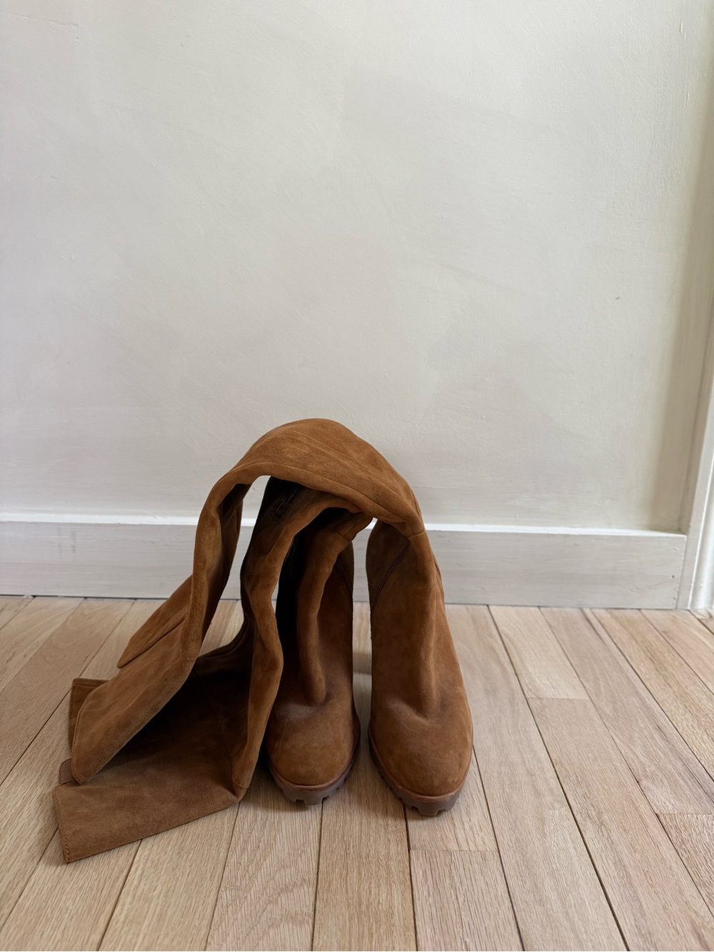 Aldo Tall Suede Over-the-Knee Boots in Brown